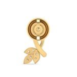 PC Jeweller The Jancsi 18KT Yellow Gold and Diamond Stud Earrings for Women